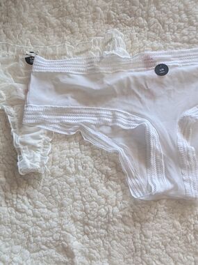 La Vie En Rose Bridal White Sheer Underwear
